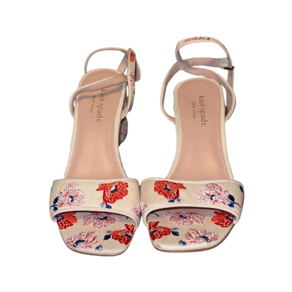 Kate Spade Delphine Embroidered Sandals - Picture 4 of 4